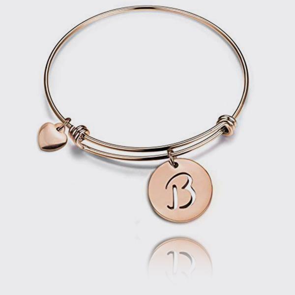 bracelet lettre personnalisé